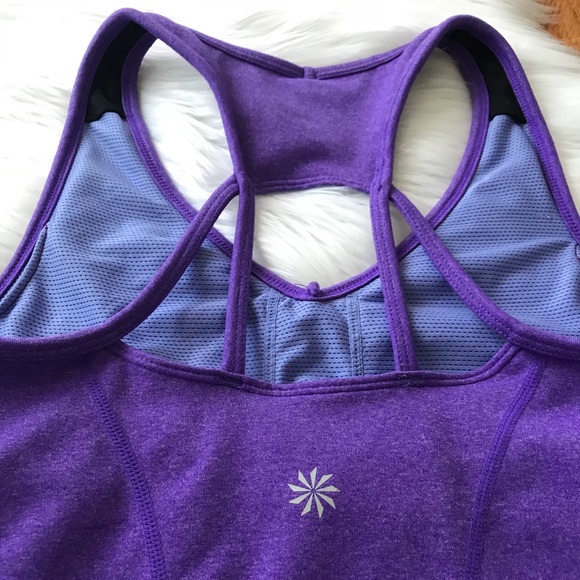ATHLETA HEATHER PURPLE ACTIVE TANK TOP - Picture 3 of 5
